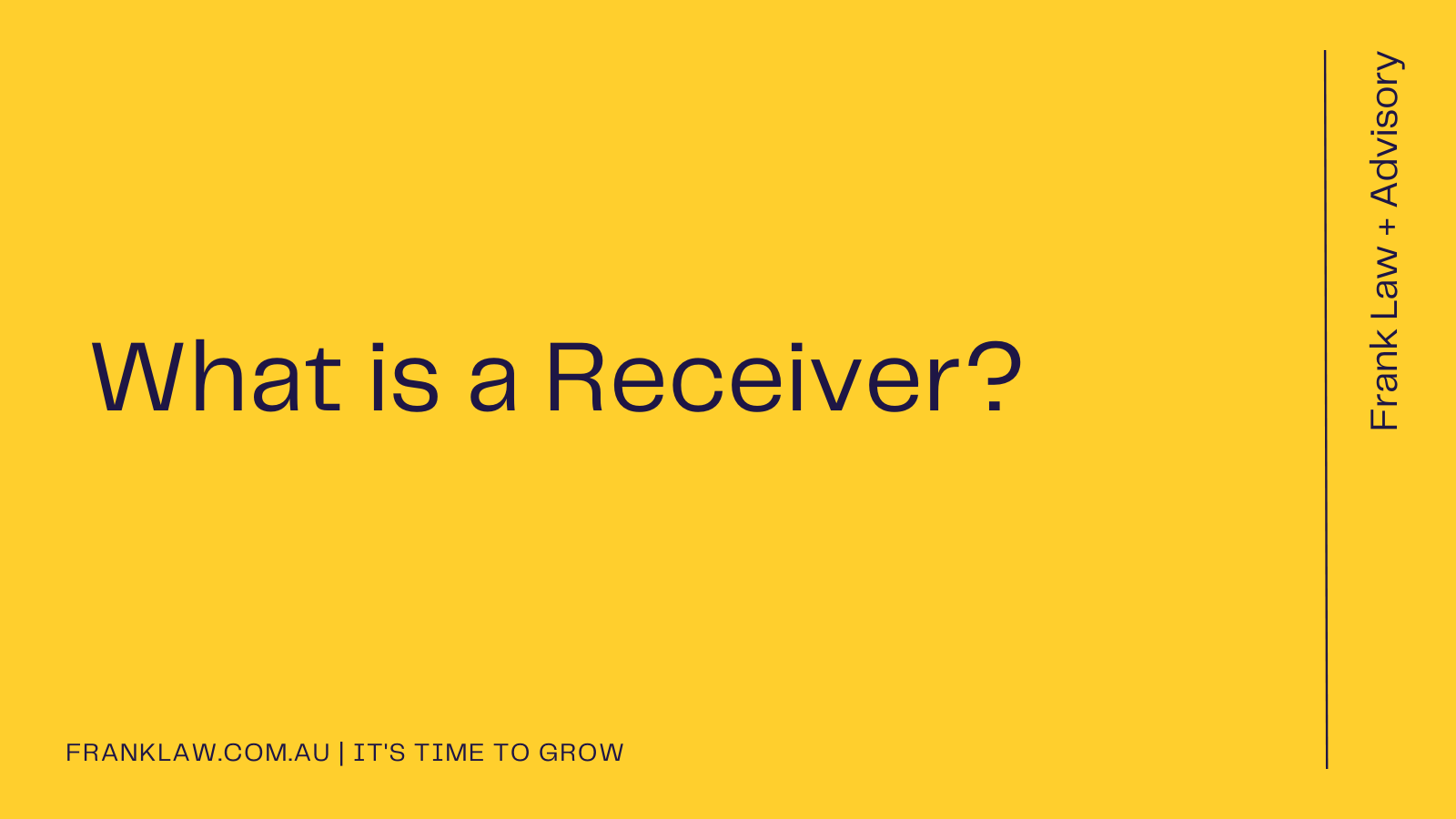 What is a Receiver?